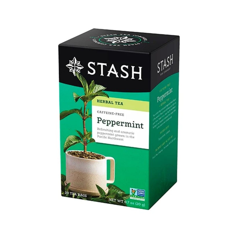Te STASH Herbal Tea Caffeie-Free Peppermint 20 Bolsitas 20 g T2025 STASH
