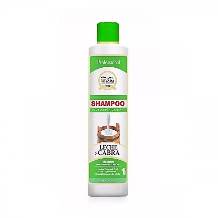 Nevada Leche de cabra Shampoo Protección Capilar Vitamina A,D y E 500 ml C1103 Nevada Natural Products