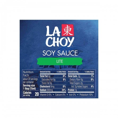 LA CHOY Lite Salsa de Soya Ligera 10 FL OZ (295ml) D1120 LA CHOY