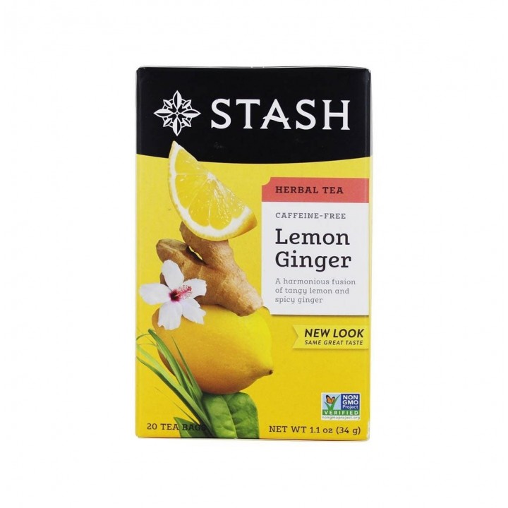Te STASH Herbal Tea Caffeine-Free Lemon Ginger 20 Bolsitas 34 g T2008 STASH