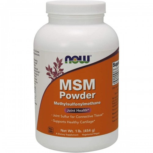 Now MSM en Polvo Soporte Salud de las Articulaciones 1 Lb (454 g) V3315 Now Nutrition for Optimal Wellness