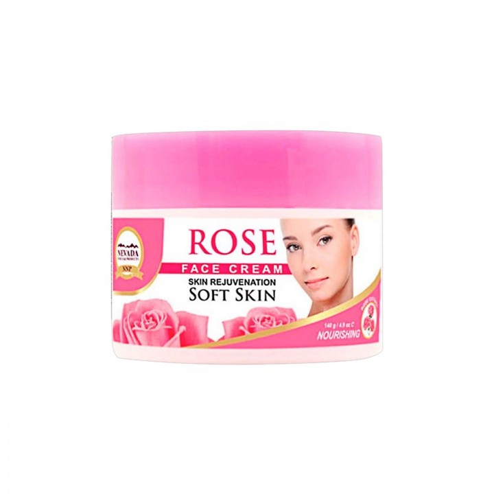 Nevada Crema Facial Rosa Piel Seca Rejuvenecedora 140g C1033 Nevada Natural Products