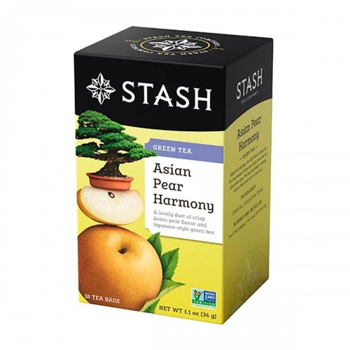 Te STASH Green Tea Asian Pear Harmony 18 Bolsitas 34 Gramos T2012 STASH