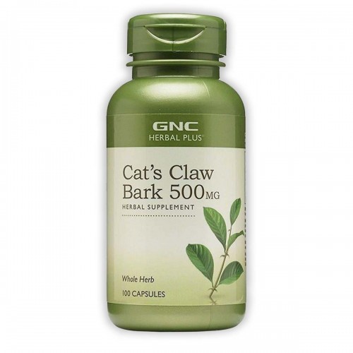 GNC Herbal Plus® Uña de Gato / Cat's Claw Bark 500 mg 100 Capsulas V3150 GNC