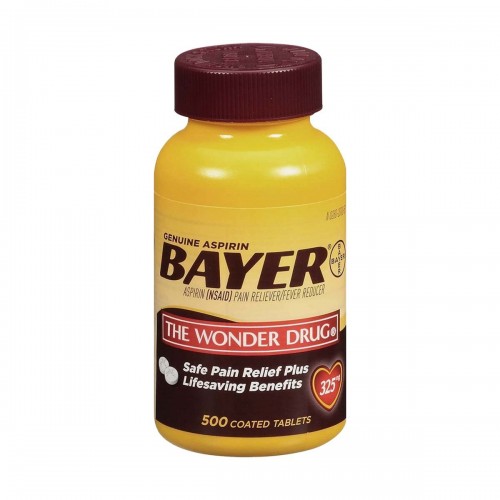 Aspirina Bayer Americana 325 mg 500 Capsulas V3210 Bayer