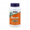 Boron Now Foods 3 mg Soporte Huesos 100 Capsulas Vegetales V3209 Now Nutrition for Optimal Wellness