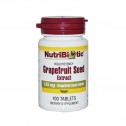 Extracto de Semilla de Pomelo Nutribiotic 125 mg 100 Tabletas Vegetarianas V3007 NutriBiotic