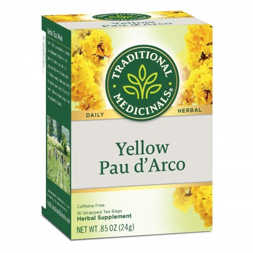 Te Palo de Arco (Pau D’Arco) Traditional Medicinals Herbal Teas 16 Bolsitas 85 oz. (24g) T2056 TRADITIONAL MEDICINALS