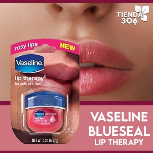 Vaselina para Labios Lip Therapy de Vaseline Rosy Lips Made in the USA 0,25 oz (7g) C1096 Vaseline