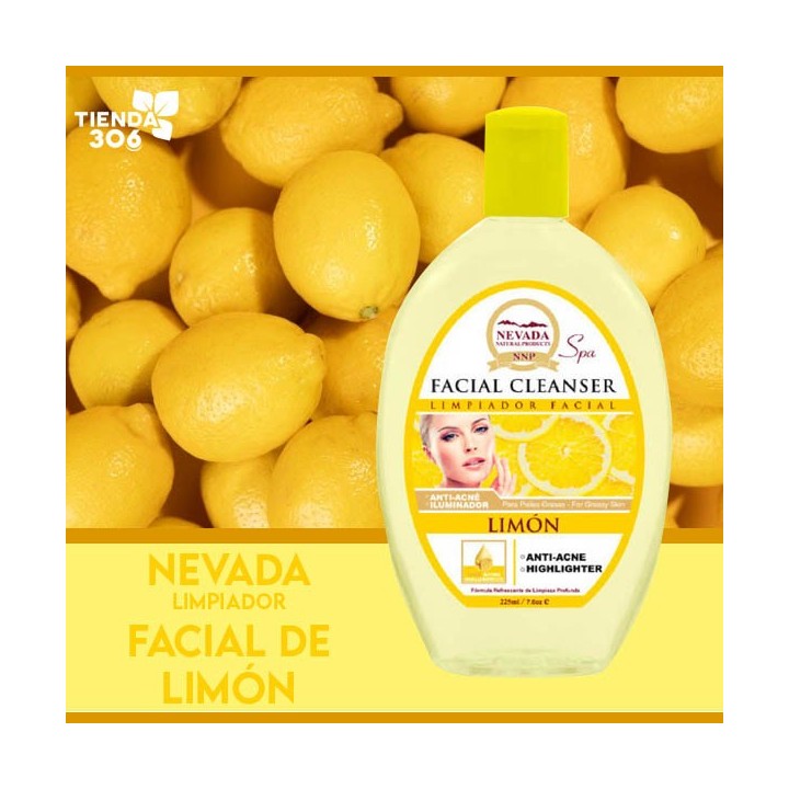 Limpiador Facial Tonico de Limon Nevada Natural Products 225 ml C1086 Nevada Natural Products