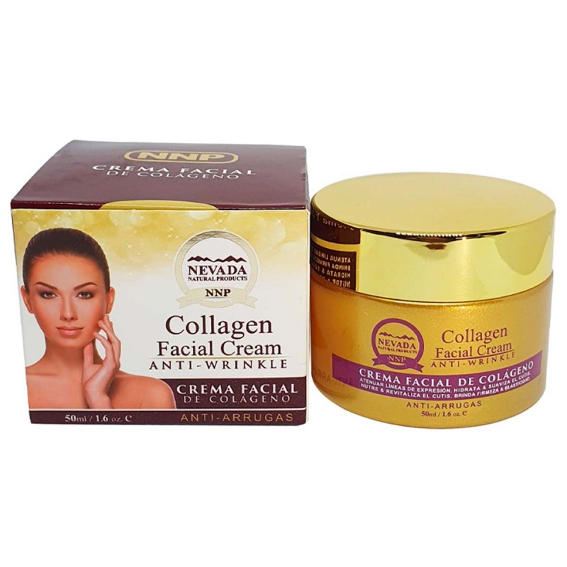 Nevada Crema Facial de Colágeno Anti arrugas Atenúa Líneas de Expresión 50 ml C1168 Nevada Natural Products