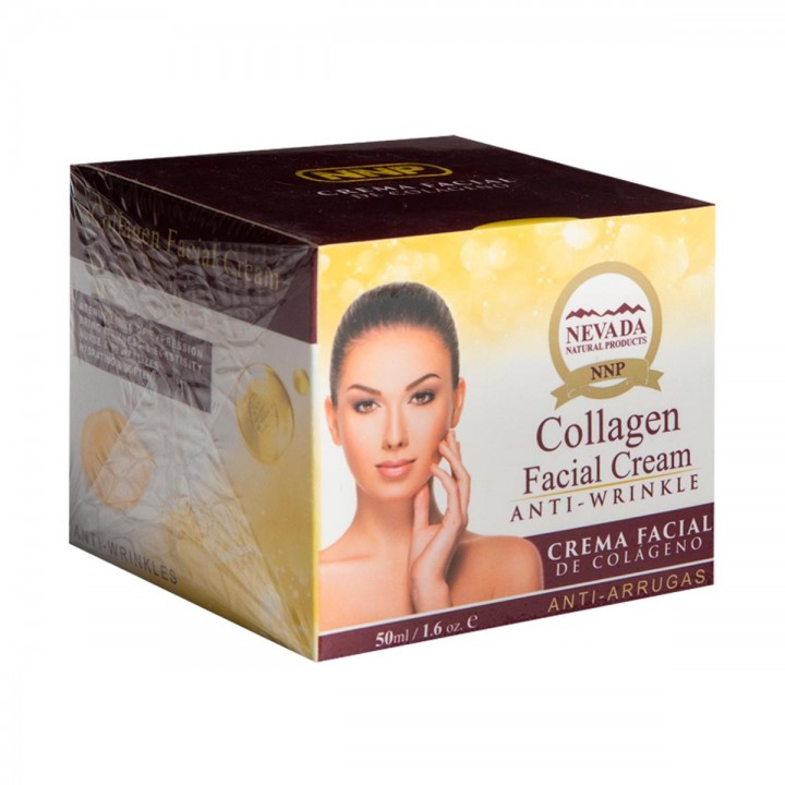 Nevada Crema Facial de Colágeno Anti arrugas Atenúa Líneas de Expresión 50 ml C1168 Nevada Natural Products