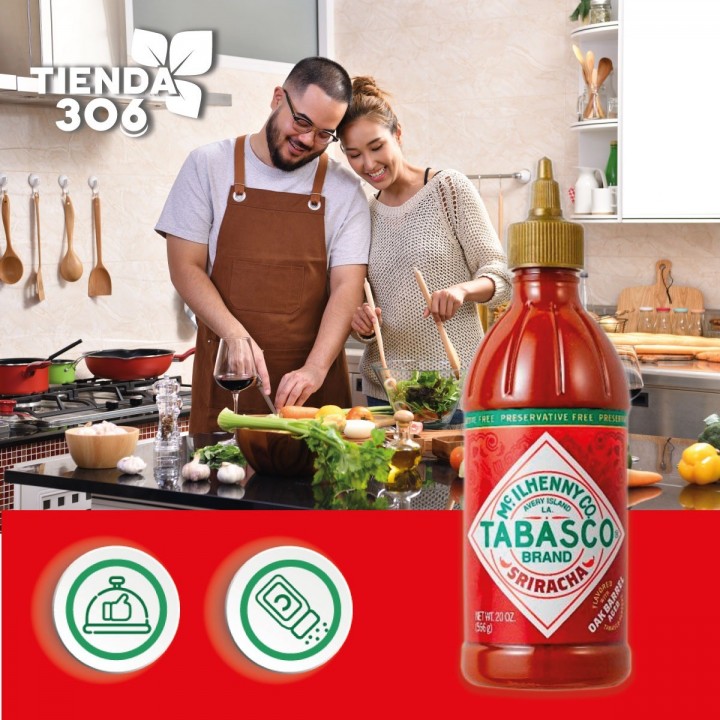 TABASCO Salsa Sriracha Intensidad Alta 256 ml D1164 Mc Ilhenny