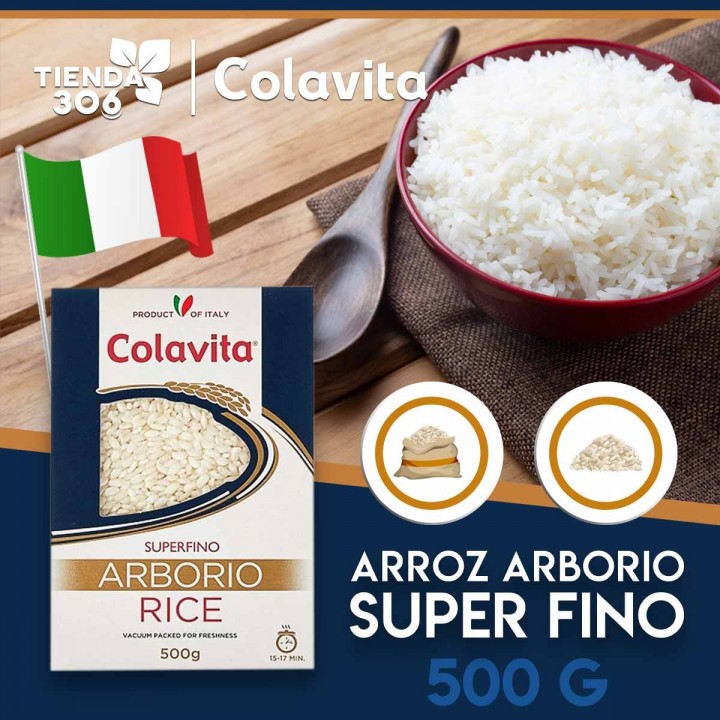 Colavita Arroz Arborio Super Fino 500 g D1129 COLAVITA
