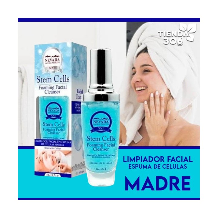 Nevada Limpiador Facial en Espuma de Celulas Madres 50 ml C1164 Nevada Natural Products