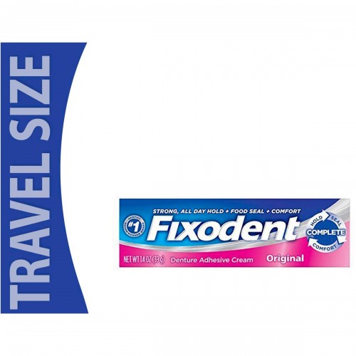 Crema Adhesiva para Dentaduras Postizas Fixodent Original 1.4 Oz (39g) C1072 FIXODENT