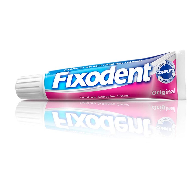 Crema Adhesiva para Dentaduras Postizas Fixodent Original 1.4 Oz (39g) C1072 FIXODENT