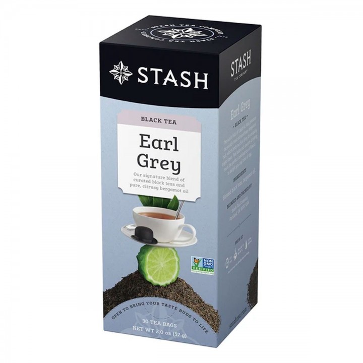Stash Te Negro Earl Grey 30 Bolsitas (57g) T2074 STASH
