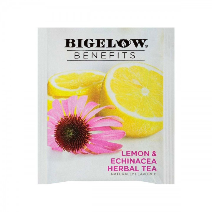 Té Bigelow Herbal Limón y Echinacea Libre de Cafeína 18 Bolsitas 32g T2075 BIGELOW