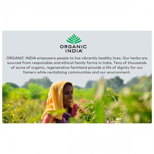 Organic India Te Herbal Tulsi Cinnamon Rose 18 Bolsitas (32.4 G) T2079 ORGANIC INDIA