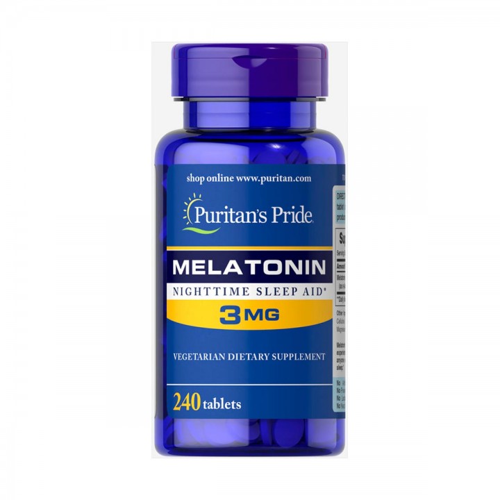 Puritans Pride Melatonina 3 Mg 240 Tabletas V3342
