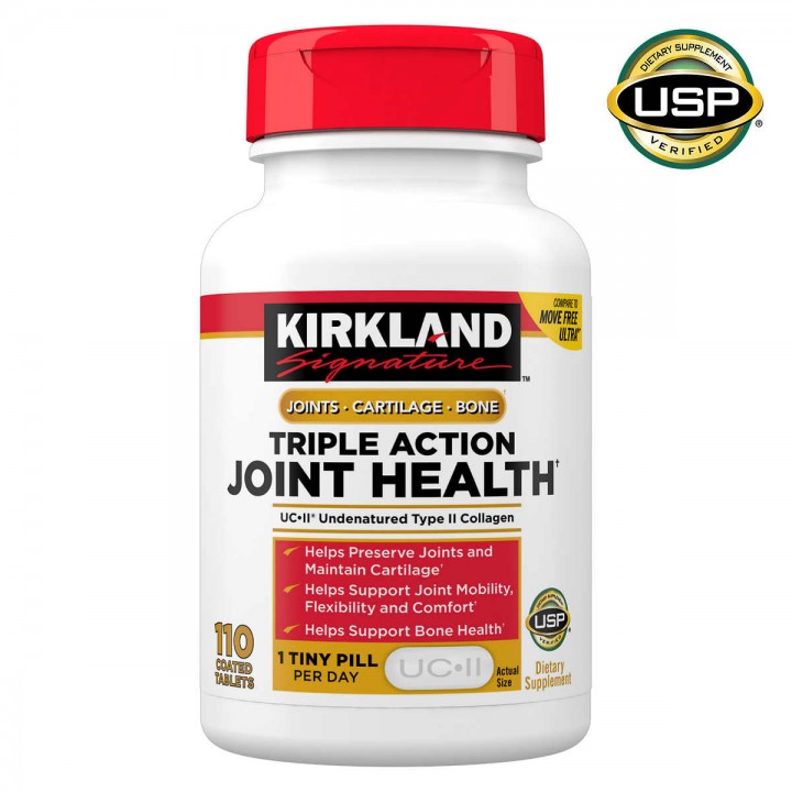Kirkland Triple Action Joint Health 110 Tabletas Recubiertas V3349 Kirkland Signature