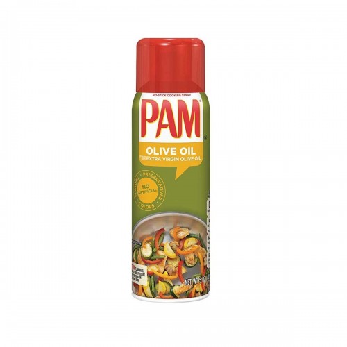 Aceite de Oliva Pam Spray Extravirgen Sin Colorante Artificiales 5 Oz D1134 PAM