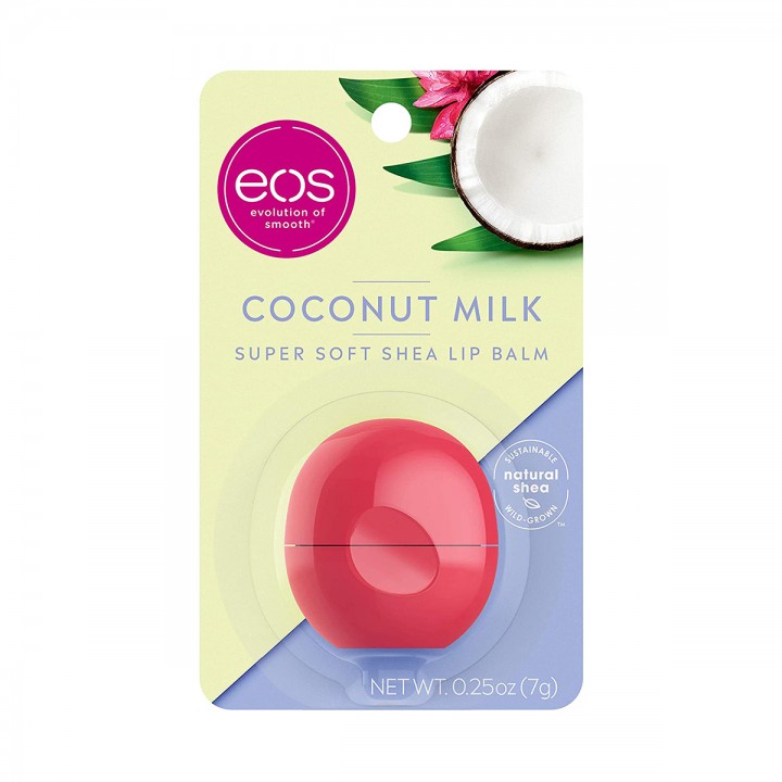 eos evolution of smooth Brillo labial balsamo Coconut Milk 0.25 oz (7g) C1091 eos evolution of smooth
