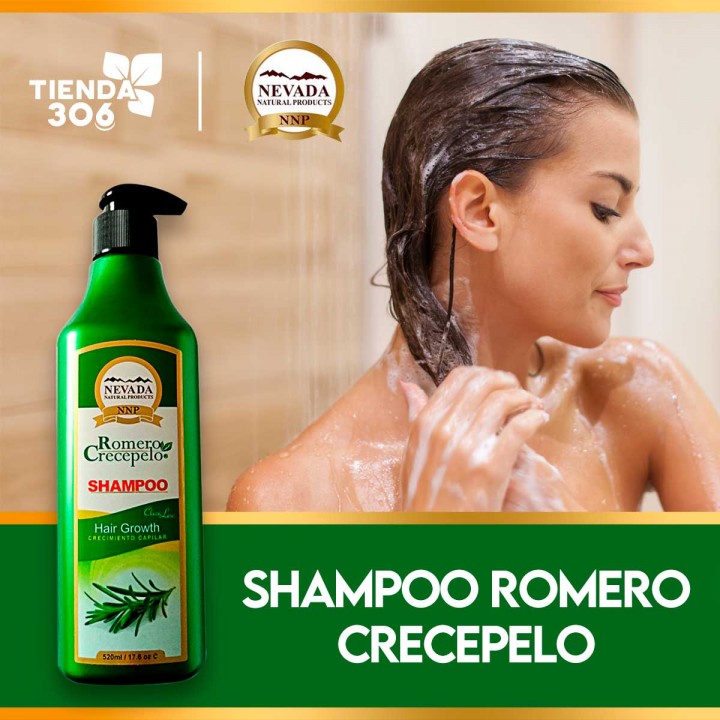 Nevada Shampoo Romero Crecepelo 520 Ml C1129 Nevada Natural Products