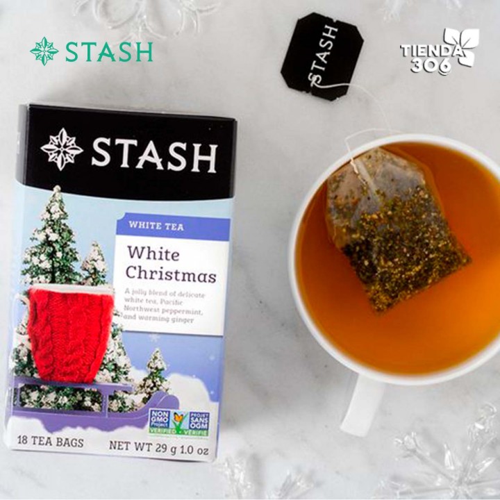 Té STASH White Tea White Christmas 18 Bolsitas 29 g T2099 STASH