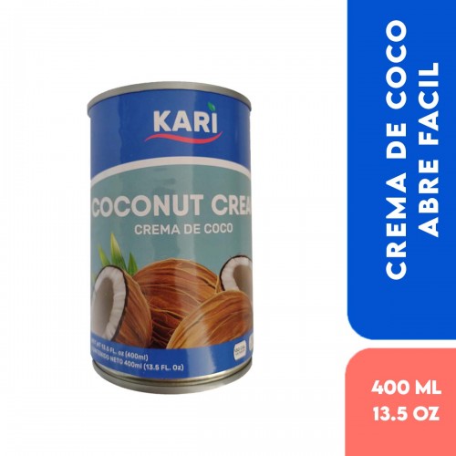 Crema de Coco Kari 400 ml (13.5 fl. oz) D1138 Kari