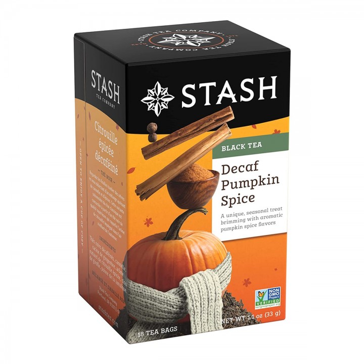 Té STASH Black Tea Decaf Pumpkin Spice 18 Bolsitas 33 g T2101 STASH
