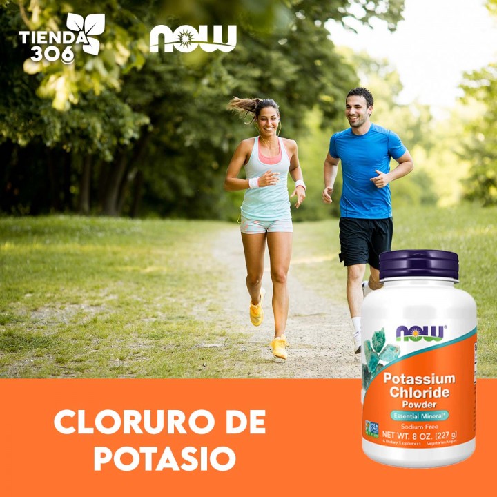 Now Foods Cloruro De Potasio (Potassium Chloride) 227 Gramos 8oz V3347 Now Nutrition for Optimal Wellness