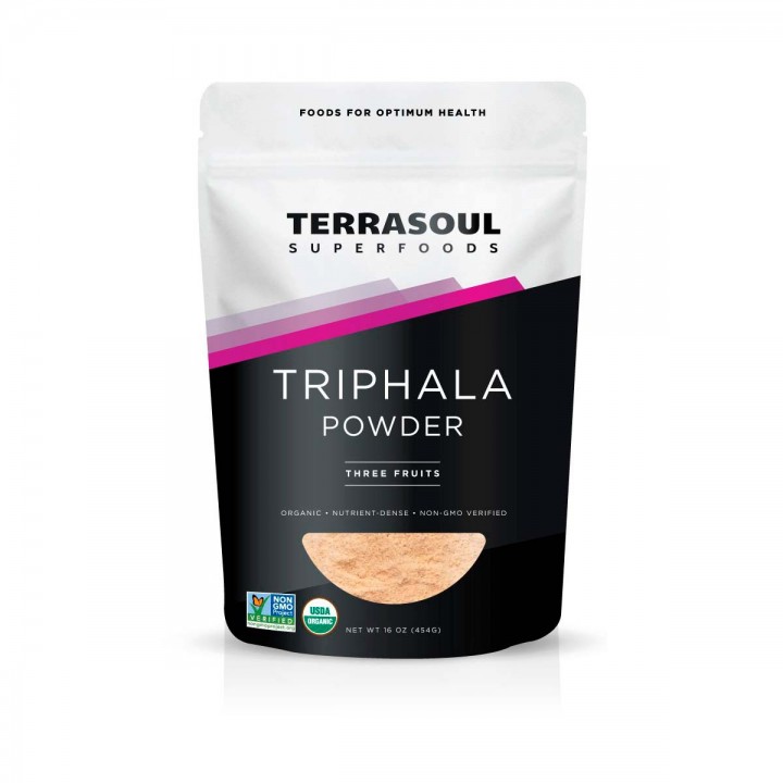 Terrasoul Triphala Orgánica en Polvo 16 oz (454 g) V3377 TERRASOUL