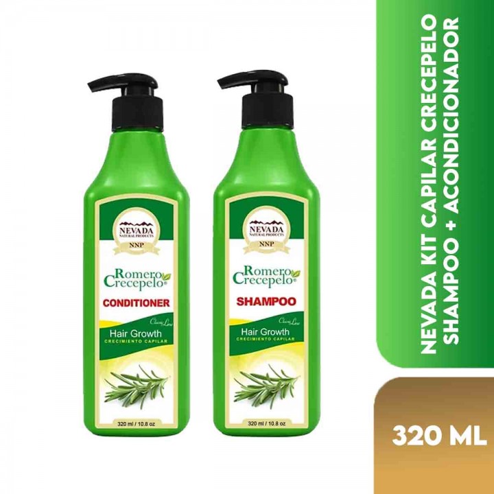 Nevada Kit Capilar Crecepelo Shampoo + Acondicionador 320 ml C1203 Nevada Natural Products