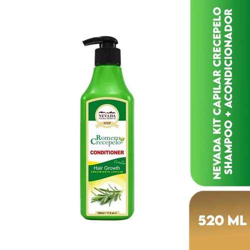Nevada Kit Capilar Crecepelo Shampoo 520 ml + Acondicionador 520 ml C1202 Nevada Natural Products