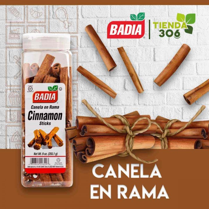 BADIA Canela en Rama (Cinnamon Sticks) Gluten Free 9 oz. (255.1 g) D1104 BADIA