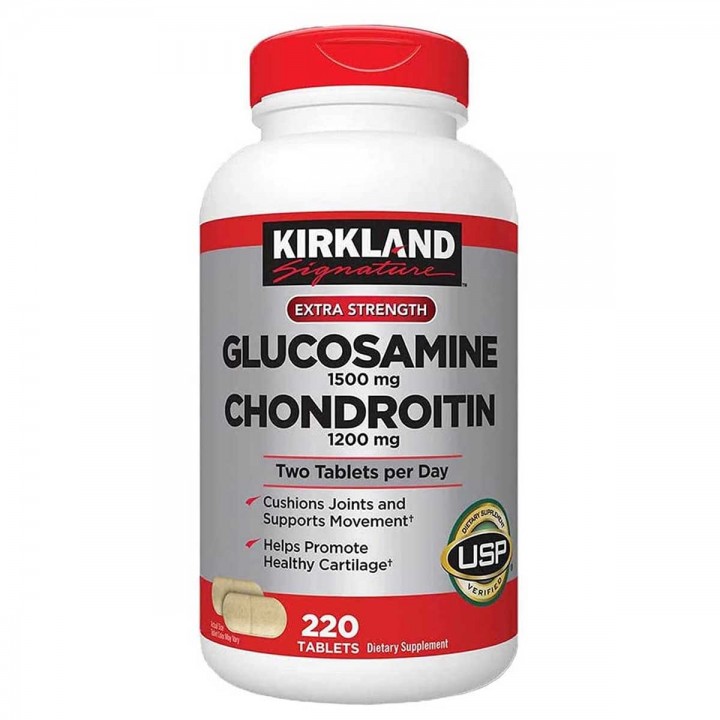 Kirkland Signature Glucosamina y Condroitina 220 Tabletas V3381 Kirkland Signature