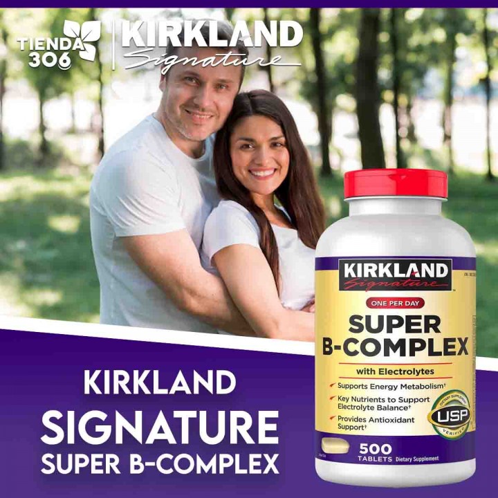 Kirkland Signature Super B-Complex 500 Tabletas V3379 Kirkland Signature
