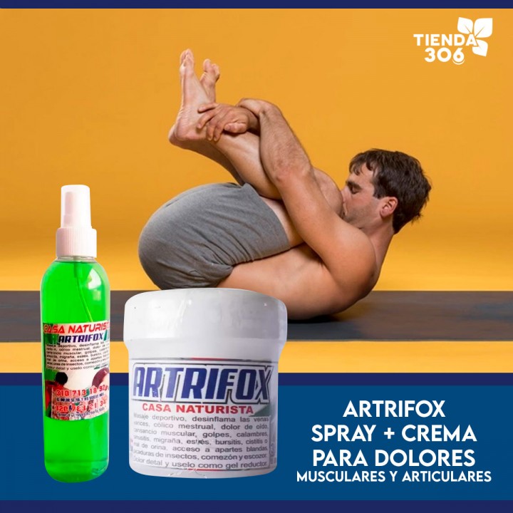 Kit Artrifox Spray + Crema para Dolores Musculares y Articulares C1136 Artrifox