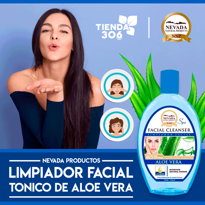Limpiador Facial Tonico de Aloe Vera Nevada Natural Products 225 ml C1172 Nevada Natural Products