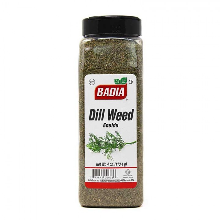 Badia Dill Weed Hierba de Eneldo 4 oz (113.4g) D1239 BADIA