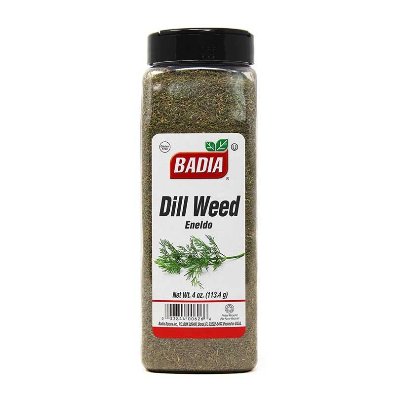 Badia Dill Weed Hierba de Eneldo 4 oz (113.4g) D1239 BADIA