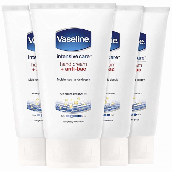 Vaseline Vaselina Crema de Manos para Cuidado Intensivo, Loción Hidratante Profunda 2.5 oz (75ml) C1206 Vaseline
