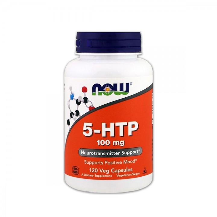 Now 5-HTP 100 mg Apoyo Neurotransmisor 120 Cápsulas Vegetales V3061 Now Nutrition for Optimal Wellness