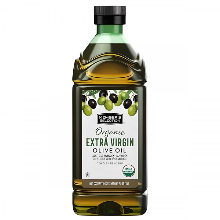 Aceite de Oliva Orgánico Extra Virgen Members Selection 67 FL. OZ (2 L) D1241 Members Selection