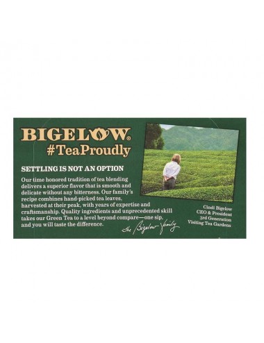 Bigelow Té verde con saúco Plus vitamina C, cafeína, 18 unidades T2121 BIGELOW