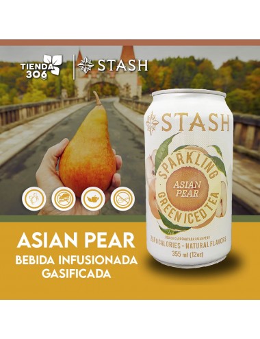 STASH Bebida Carbonatada Asian Pear 355ml T2123 STASH