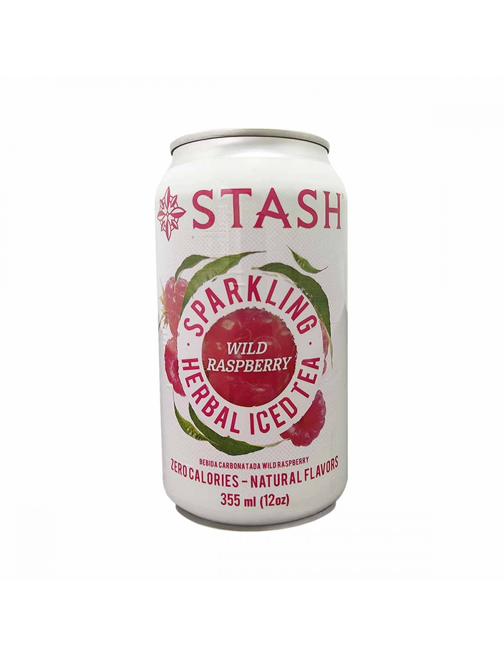 STASH Bebida Carbonatada Herbal Tea Wild Raspberry 355ml T2129 STASH