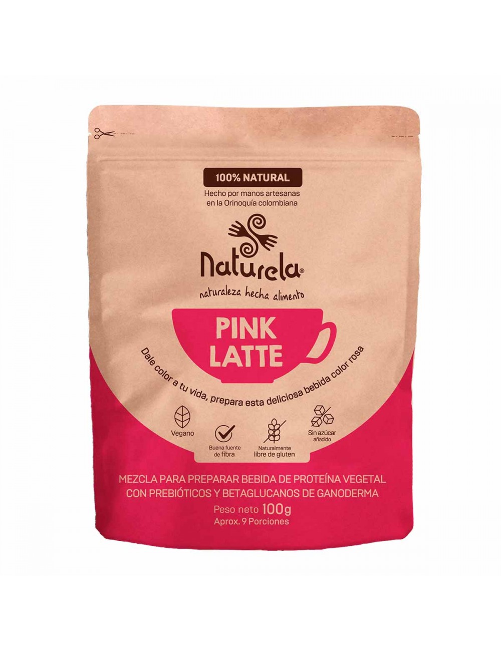 Naturela Pink Latte 100g D1250 Naturela